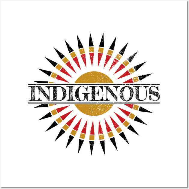 Sioux Indigenous Pattern Wall Art by Vault Emporium